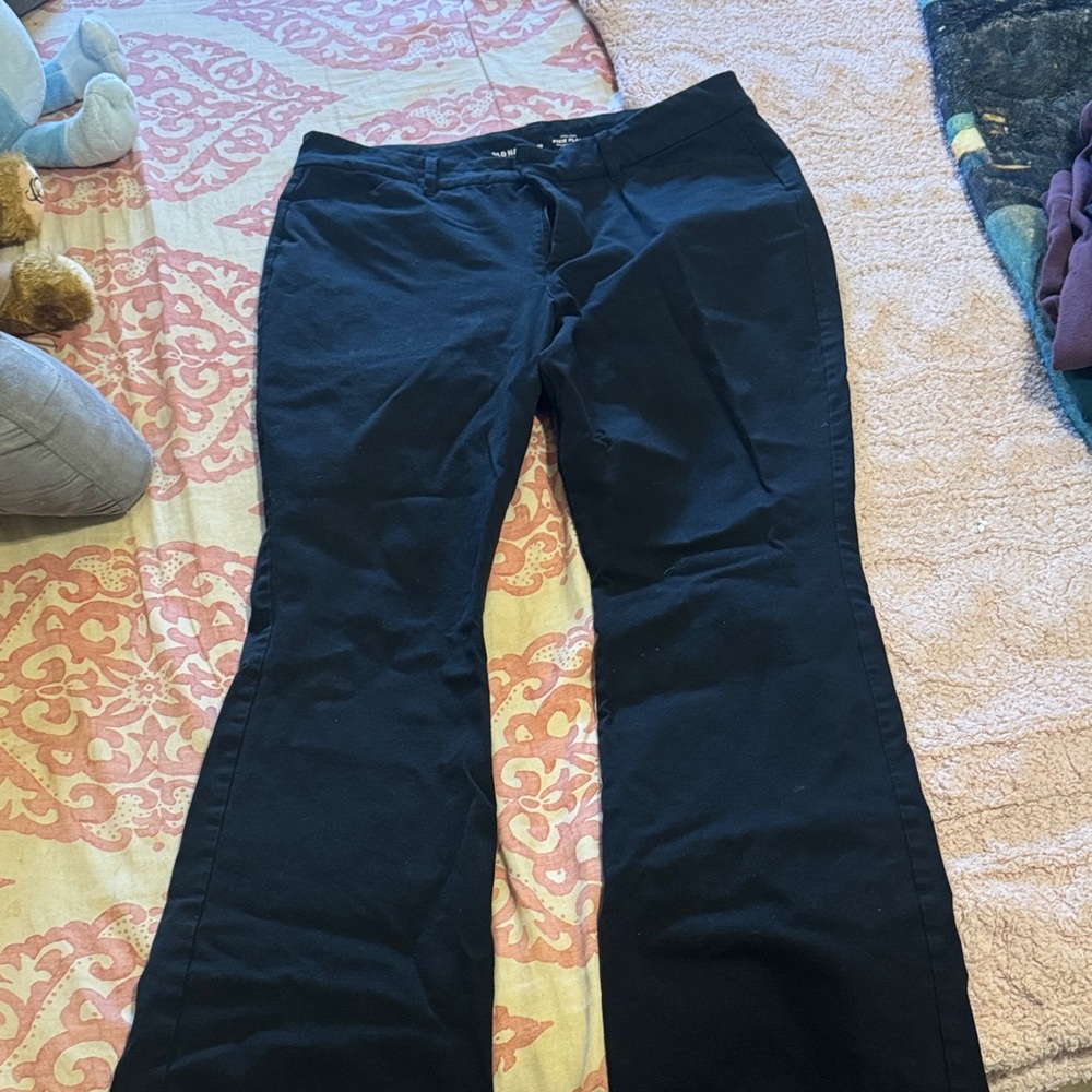 Old Navy Black Bootcut Stretch Pants
